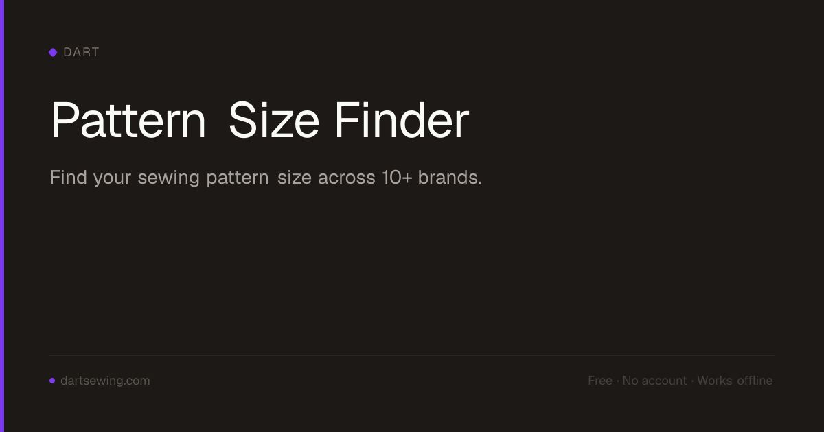 Pattern Size Finder — Dart — Dart